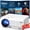 HDMI+Bluetooth, variant on GCZ Mini Projector with Screen, Bluetooth 5.2, FHD 1080P Supported Portable Outdoor Projector for Home, Compatible with TV Stick/Phone/HDMI