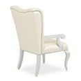 thumbnail image 5 of Hollywood Swank Tufted Leather Desk Chair - Creamy Pearl, 5 of 14