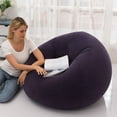 thumbnail image 4 of Prime Day Deals Flocking PVC Inflatable Sofa Portable Inflatable Lounger for Camping & Beach Inflatable Couch for Indoor and Outdoor Camping Couch Inflatable Flocking Couch, 4 of 9