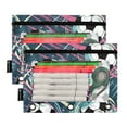 thumbnail image 2 of Soccer Balls 2 Pack Pencil Pouch for 3 Ring Binder Smooth Zipper Folders with Pockets Clear Window Pencil Case, 2 of 6