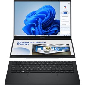 Asus ZenBook Duo UX8406 UX8406CA-PS99T 14" Touchscreen Detachable 2 in 1 Notebook, 3K, Intel Core Ultra 9 285H, Intel Evo Platform, 32 GB, 1 TB SSD, Inkwell Gray