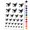 Black, variant on Orca Killer Whale Swimming Water Resistant Temporary Tattoo Set Fake Body Art Collection - Light Pink