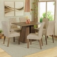 thumbnail image 2 of Juego de Comedor Mesa y 6 Sillas Madesa Fabiana Marrón/Imperial, 2 of 11