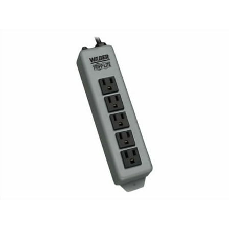 Tripp Lite - 602-15 - Tripp Lite by Eaton Industrial Power Strip, 5-Outlet, 15 ft. (4.6 m) Cord, Switchless - NEMA 5-15P - 15ft