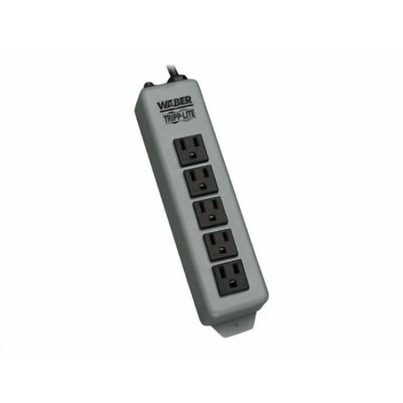 Tripp Lite Waber Power Strip Metal 5-15R 5 Outlet 15' Cord
