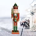 thumbnail image 3 of Cascanueces Marioneta 30 Cm Boca Pueden Abrir Adornos Cascanueces Decoración Escritorio Cascanueces para Navidad año Nav Cetro Sunnimix Marioneta cascanueces, 3 of 7