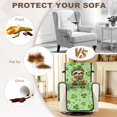 thumbnail image 5 of TSOVTHRID Cute Sloth Green Hat Recliner Chair Covers, Non-Slip Recliner Covers for Recliner Chair, Shamrock Heart Print 1 Seat Lazyboy Recliner Covers for Home St. Patrick's Day Decor, 5 of 7