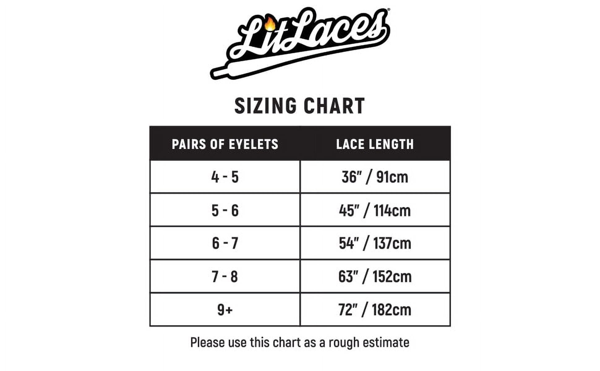foamposite shoe lace length