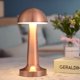 thumbnail image 2 of Lámparas de mesa recargables USB Sala de lectura Dormitorio Lámpara de escritorio táctil Decoración Bar Atmósfera Luces nocturnas Sincero Hogar, 2 of 6