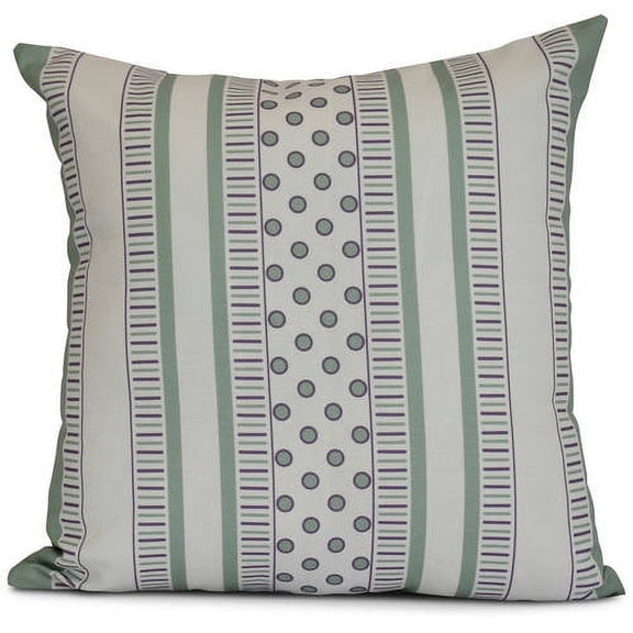 Simply Daisy, Stripe, Comb Dot Outdoor Pillow