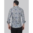 thumbnail image 6 of TryBuy Men's Printed Full Sleeve Casual Linen Shirt - Add Some Pop to Your Outfit!, 6 of 6