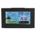 thumbnail image 1 of Alarm Clock, Weather Forecast Station Backlight Adjustment 12/24 Hour Display Snooze Function Alarm Function For Living Room For Bedroom For Office For Home ANGGREK GG3115, 1 of 8