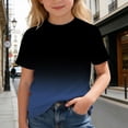 thumbnail image 6 of Jamsmile Toddler Boys Tshirts Short Sleeve Gradient Color Print Knit Tee Shirts Summer Crewneck Kids Boys T-Shirts Tops, 6 of 6
