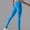 Blue, variant on Womens Leggings Crossover Waist Butt Lifting Seamless Workout Pants Soft Stretchy Belly Control Athletic Yoga Pants