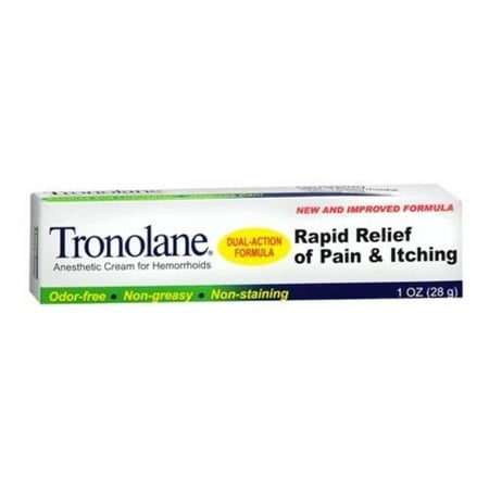 Tronolane Anesthetic Cream for Hemorrhoids 1oz