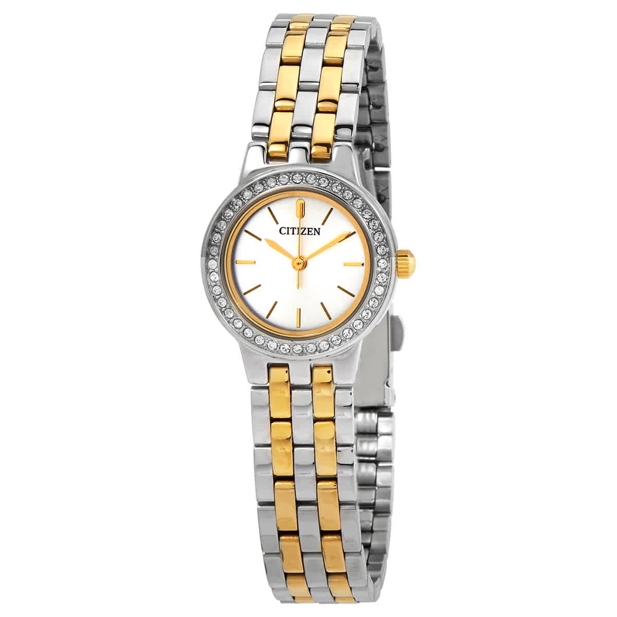 ★ヤマト便発送★レア逆輸入CITIZEN Swarovski Watch EU6084-57A Citizen EU6084-57A Women's Quartz Two Tone Steel Crystal