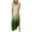 Green summer dresses 08, variant on Summer Saving pimelu Sun Dresses Women Summer Casual Sleeveless Loose Boho Tunic Long Maxi Sundresses for Women Tie-Dye Print Plus Size Dress for Women Round Neck Graduation Dress