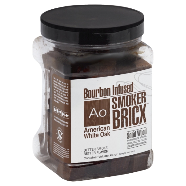 Smokerbricx 8019299 American White Oak Wood Smoking Chunks, 64 oz