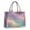 Colorful Tie Dye, variant on Large Capacity Tote Bag,Rainbow Tie Dye Wave Pattern Handbag Fashion Luxury Tote Bag,15.7"x13"x 5.1" Inches,Laptop Compatible