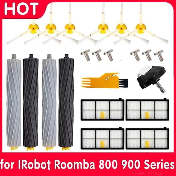 1Set HEPA Filters Brushes Kit for IRobot Roomba 800 900 Series 860 870 880 890 960 980 990 Robot Vacuum Cleaner Parts~2093