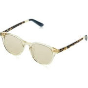 TOMS Wyatt Square Sunglasses Champagne Crystal/Cocoa Tort/Champagne Photochromic 49 Millimeters