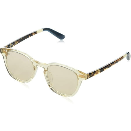 TOMS Wyatt Square Sunglasses Champagne Crystal/Cocoa Tort/Champagne Photochromic 49 Millimeters