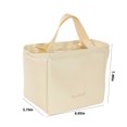 thumbnail image 3 of Dmlowu Lunch Box for Women 7x9" Durability Lunch Bag Portable Transparent Insulated Cooler Lunch Tote Bag for Home Office School Supplies, 3 of 10
