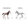 thumbnail image 3 of Juego de 8 piezas de plástico Toy UANDME Horse Foal para niñas y niños, 3 of 7