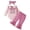 H661-Pink, variant on TOWED22 Newborn Infant Baby Girl Outfits Ruffle Print Long Sleeve Romper Bodysuit Tops Pants Set Cute Fall Winter Clothes,Color: Pink,Size:6-9 M