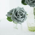 Efavormart 24 Roses | 5" Artificial Foam Rose With Stem And Leaves for ...