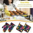 thumbnail image 5 of Salouo Vibrant Abstract Flow for Oven Mitts and Potholders BBQ Gloves-Oven Mitts and Pot Holders Non-Slip Cooking Gloves for Cooking Baking Grilling (4-Piece Set), 5 of 6
