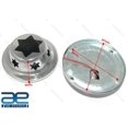 thumbnail image 2 of Universal Fit Chrome Red Roof Ceiling Lamp Set Of 2 X Bus Truck Car Trailer, 2 of 5