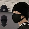 thumbnail image 2 of Men's Pullover Balaclava Hat Knitted Hoodie Hat For Outdoor Cycling Skiing, 2 of 11