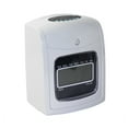 Electronic Time Clock Paper Card English Attendance Machine Punch