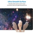 thumbnail image 5 of Extended Large Mouse Pad, XL Gaming Mousepad 31.5 x 11.8 Inch, Big Computer Keyboard Desk Pad, Waterproof Mouse Mat with Stitched Edges and 3mm Thick Long Non-Slip Base for Office Gaming, Galaxy, 5 of 6