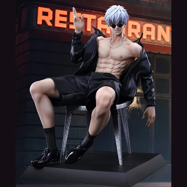 Figuras de Acción Gk Jujutsu Kaisen Gojo Satoru Hechas a Mano Edición Limitada Modelo Coleccionable Juguete Adornos para Habitación Regalo Sorpresa