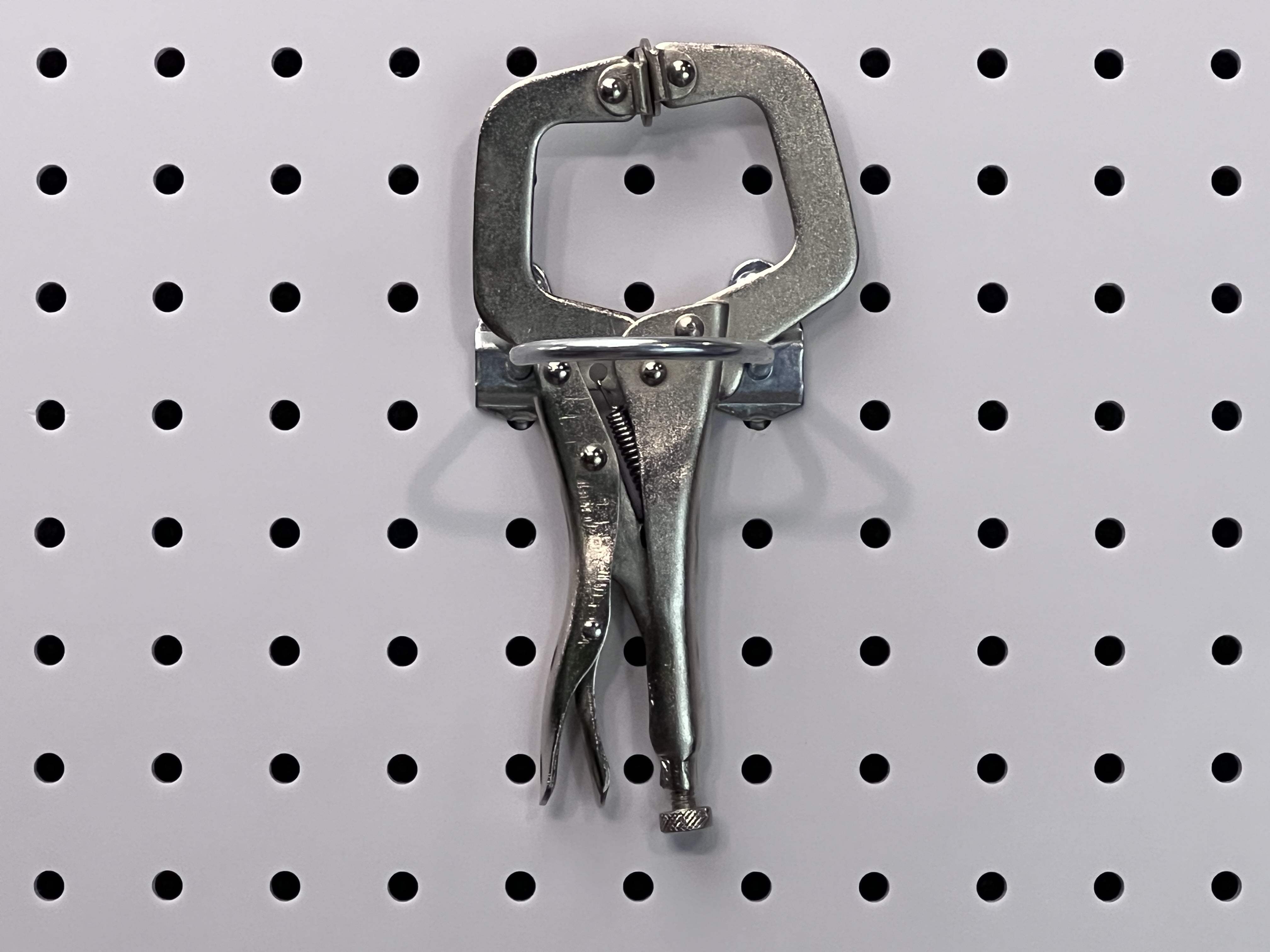 Triton Products 2-7/8 inch Double Mount U Shape Steel Pegboard Hook, 5pk