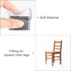 thumbnail image 4 of Protectores de piso para patas de silla Uxcell, tapas de cubierta para patas de silla de fieltro para pisos de madera de 1.5"x1.5" 12 piezas, 4 of 7