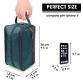 thumbnail image 7 of Toiletry Bag for Men Hanging Travel Dopp Kit Lightweight Water Resistant Small Shaving Bag Bathroom Cosmetic Organizer for Women, Malachite Green, 7 of 7