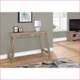 thumbnail image 3 of Desks | Contemporary Brown Laminate Computer Desk with Storage | 42" L Home Office Workstation | Particle Board | Taupe, 3 of 6