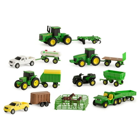 UPC: 0036881352655 | John Deere Play Tractor Vehicle with Farm Animal Toys