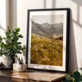 thumbnail image 4 of Truffula Trees - Photography Nature Wilderness Mountain Landscape Scenic Flowers Pastoral Black Framed Wall Art Print 24 x 36 inches, 4 of 8