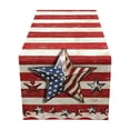 thumbnail image 1 of EGNMCR Memorial Day Decorations,4Th of July Decorations 4th Of July Decorative Tablecloth And Table Runner Independence Day Patriotic Table Linen Set Dining Table Home Decoration Linen runner, 1 of 6