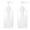Transparent, variant on Voiceine 2PCS Pla- stic Press Pump Bottle Foaming Dispenser Refillable Empty Container for Makeup Shampoo Toiletries Lotion