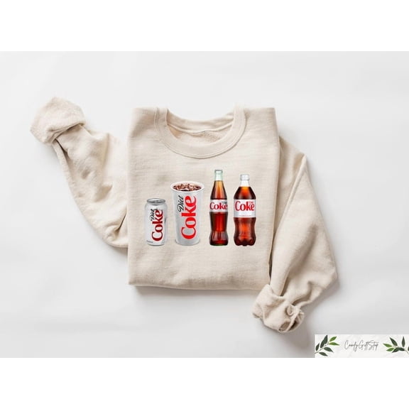 Diet Coke Sweatshirt, Soda xMas Sweatshirt - Sizes S-5XL ,Art Print JSC
