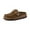 Brown, variant on Women's Hobby Genuine Leather Cork Footbed Clog with Comfort, Arch Support, Buckle Strap, Slip-On Mules