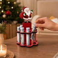 thumbnail image 6 of Wooden Santa Christmas Money Holder, Christmas Cash Gift Holder for Rolled Bills, Holiday Tabletop Decoration and Christmas Gift Giving, 6 of 7