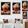 thumbnail image 4 of Designart "Playful Popcorn In Popart" Pop Art Canvas Wall Art, 4 of 7