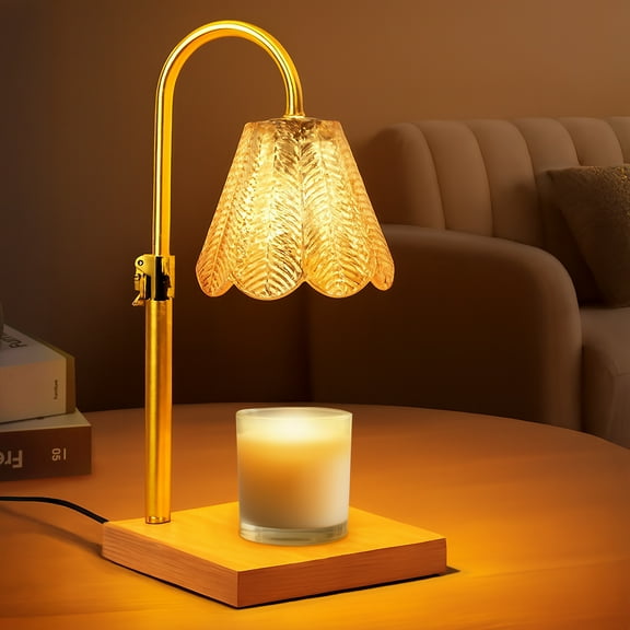 Inadays Candle Warmer Lamp with Timer Dimmable Vintage Wax Melt Warmer for Jar Candles with 2 Bulbs, Birthday Gifts for Women Mom Sister, House Warming Gifts New Home Decor
