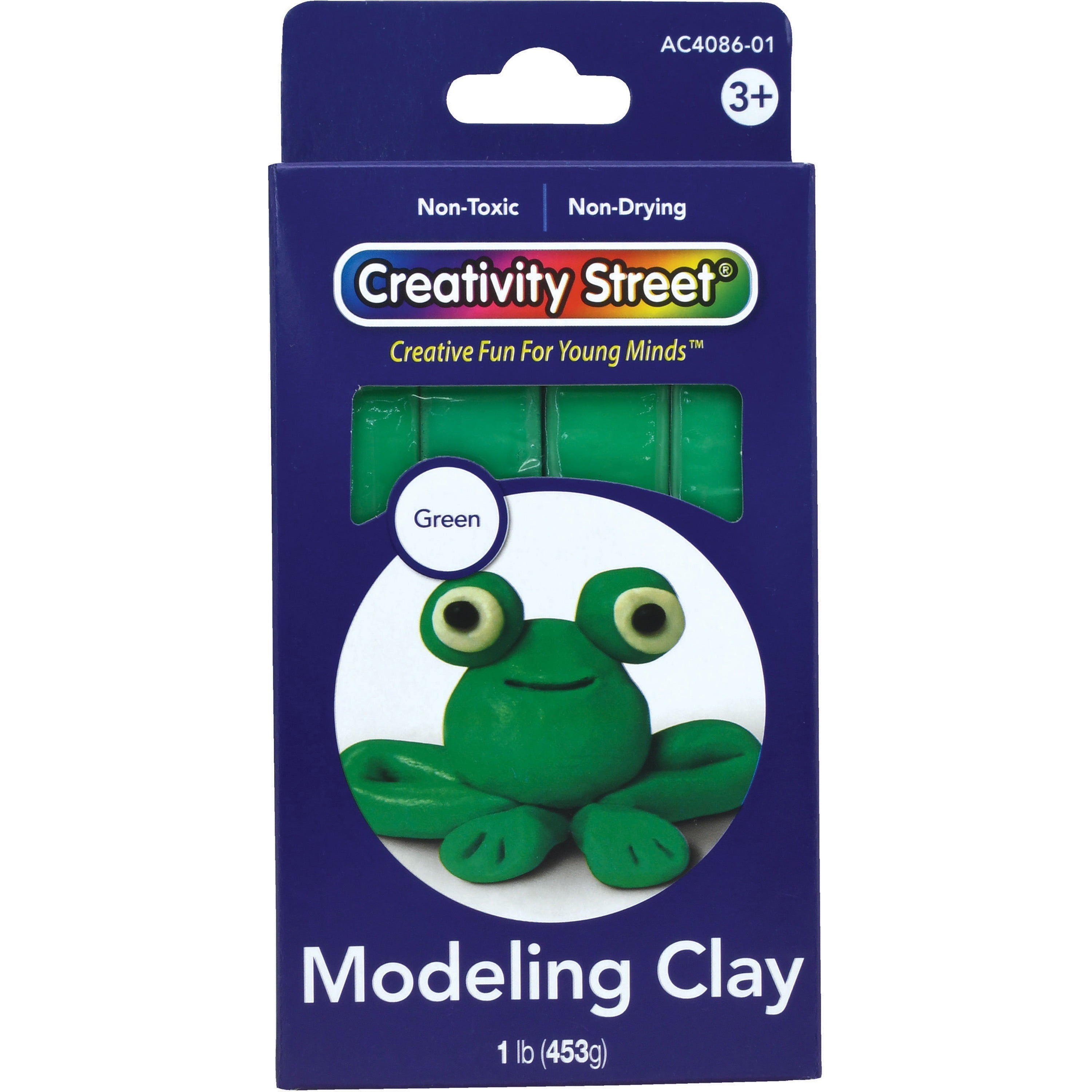 Creativity Street, PACAC408601, Modeling Clay, 1 Box, Green